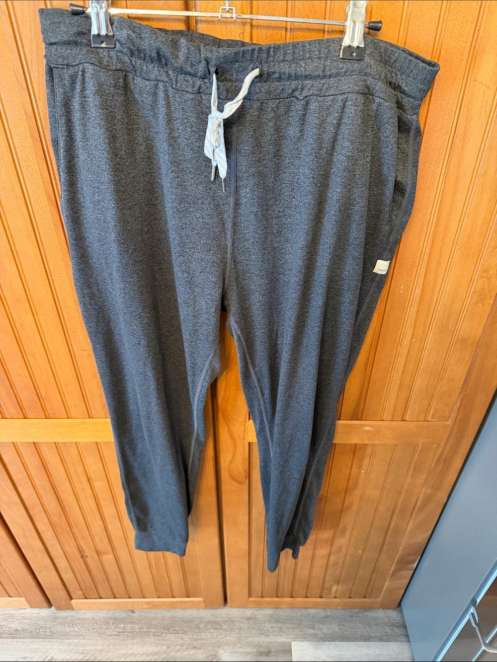 Vuori Dark Charcoal Drawstring Joggers